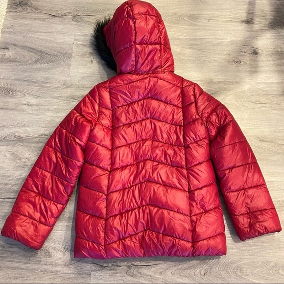 Children' Place Girl Puffy Winter Jacket - Size L (10-12) - Picture 3 of 10
